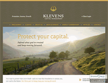 Tablet Screenshot of klevenscapitalmanagement.com